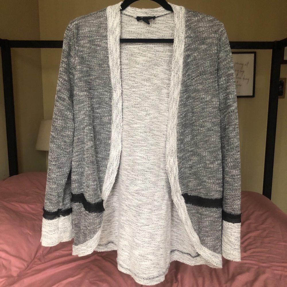 Last chance! B&W Open Cardigan